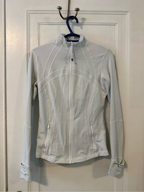 White Lululemon Define Jacket Size 8